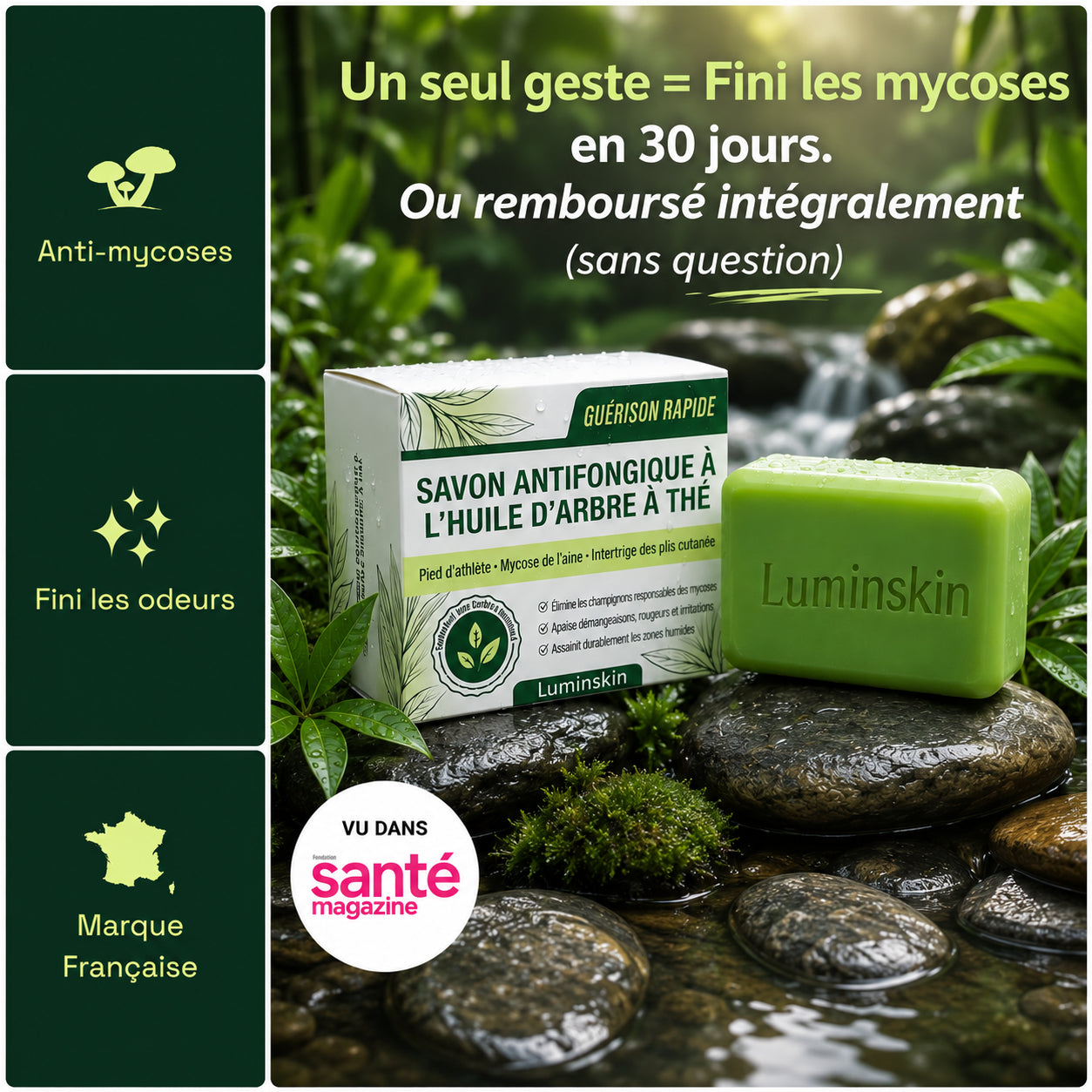 Savon Purifiant Antifongique (Anti-Mycoses)