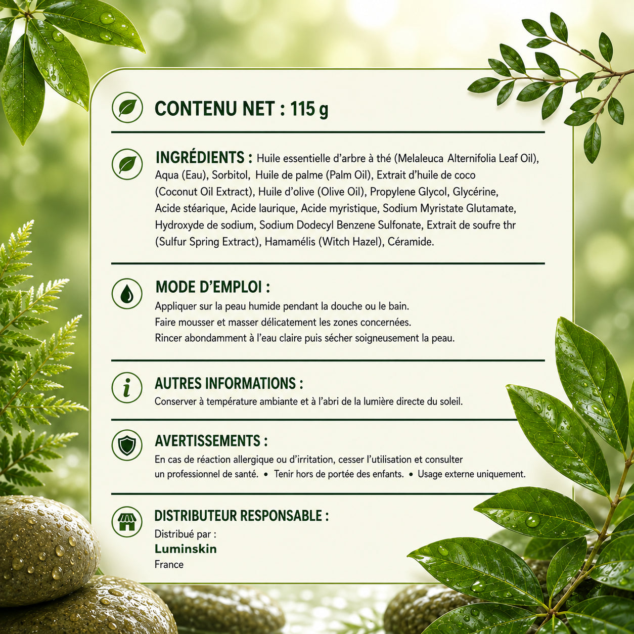 Savon Purifiant Antifongique (Anti-Mycoses)