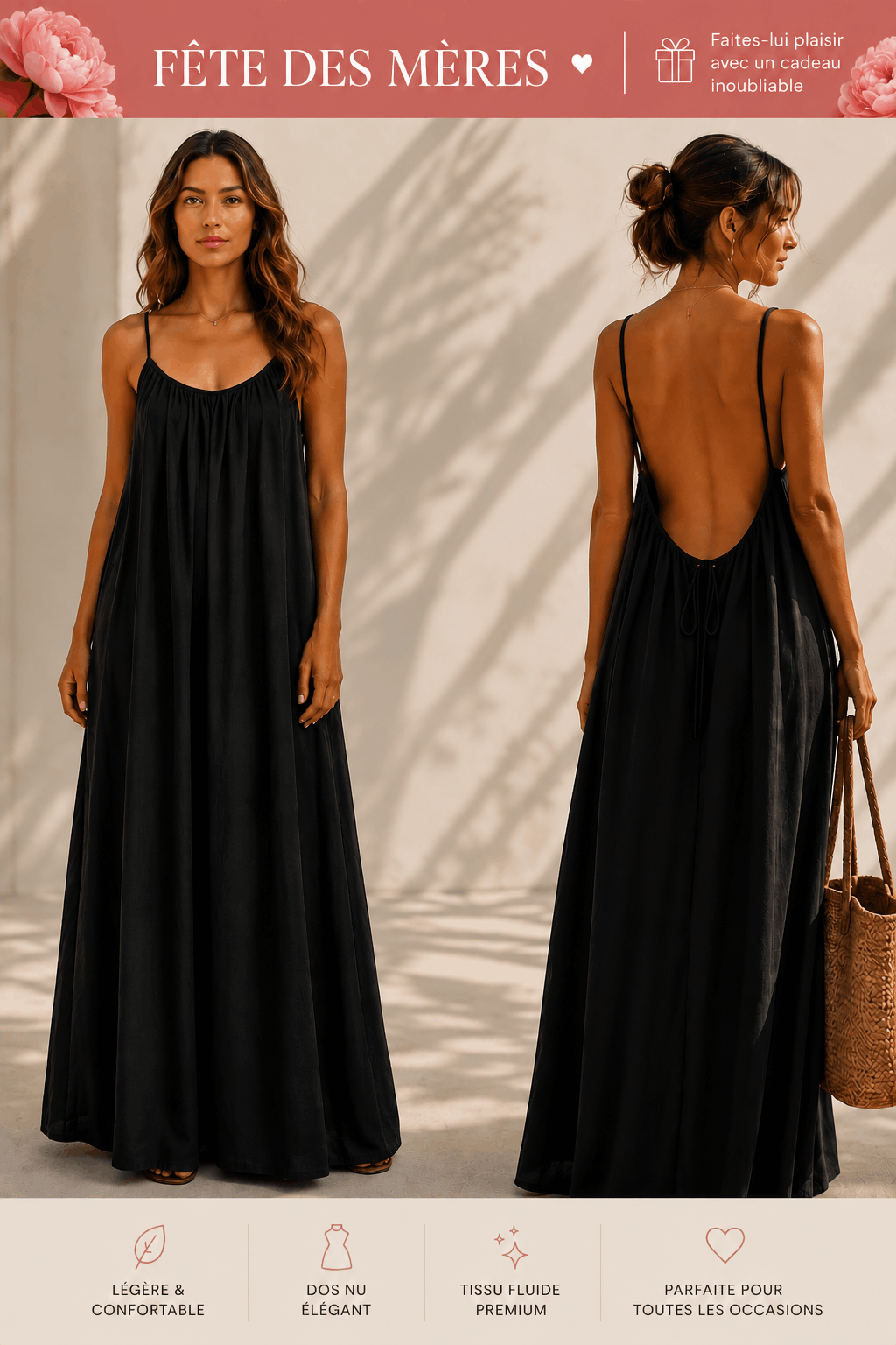 La robe dos nu qui fait tourner les têtes…